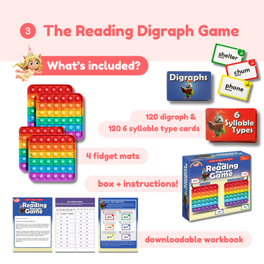 Sight Words + The Reading Digraphs Game.